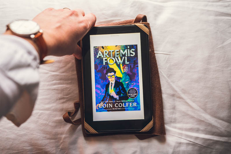 Artemis Fowl by Eoin Colfer on the Kindle Fire, E-Book.